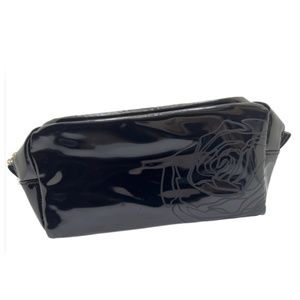 ❤️ 4 for $25 Lancome Black Rose Cosmetic Makeup Bag NEW